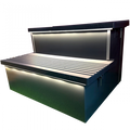 Dosiertreppe Anthrazitgrau RAL 7016, inkl. WPD-A4 mini pH/Redox + WLAN Modul