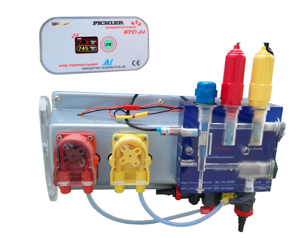 Dosieranlage WPD-A4 mini pH/Redox Einbau