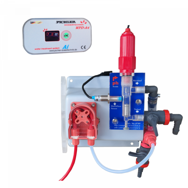 Dosieranlage WPD-A4 mini pH Einbau